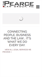 Mobile Screenshot of pearcelawgroup.com