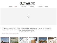 Tablet Screenshot of pearcelawgroup.com
